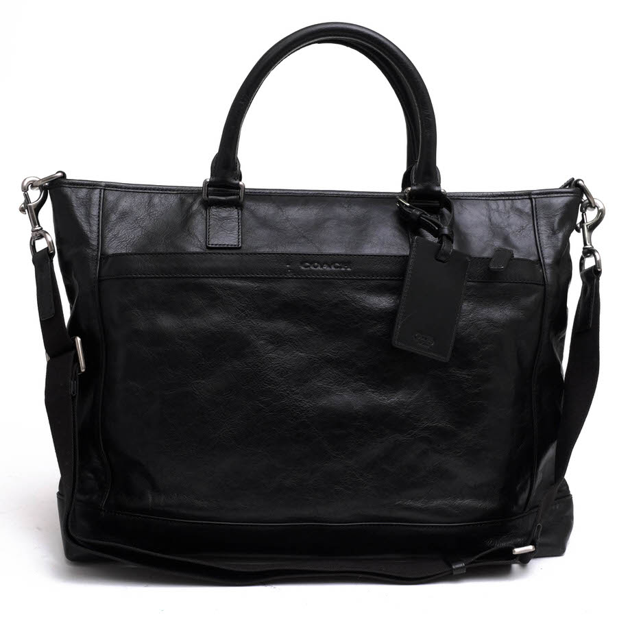 COACH F71416 Camden Leather Business Tote ����ǥ� �쥶�� �ӥ��ͥ��ȡ��� / ������ A4��������Ǽ��ǽ �ڥ֥�ɥ쥶�� ���� 2WAY ���������Хå� ���ܳ� �����󥯥쥶�� �֥�å� �� �ȡ��ȥХå� ���