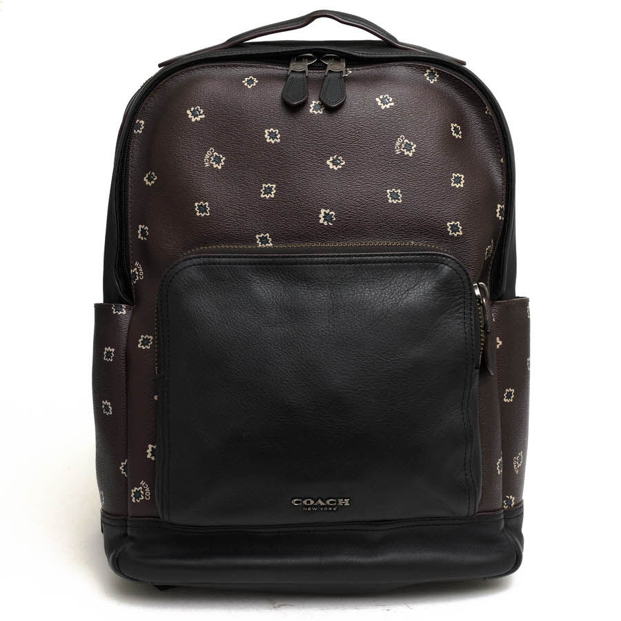 COACH F37592 Graham Backpack With Spikey Diamond Print ϥ Хåѥå /  A4Ǽ PVCƥåɥХ  ǥѥå ֥å  å 