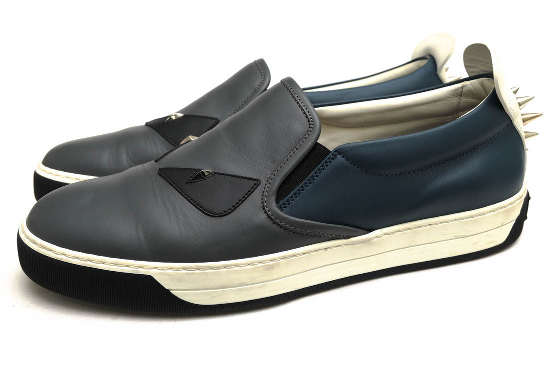 FENDI 7E0942 M.SNEAKER CALF LEATHER / �ե���ǥ� �Хå��Х��� ��󥹥��� BAG BUGS ���� ������ ����åݥ� �ͥ��ӡ� �� �������åȥ��ˡ����� ���
