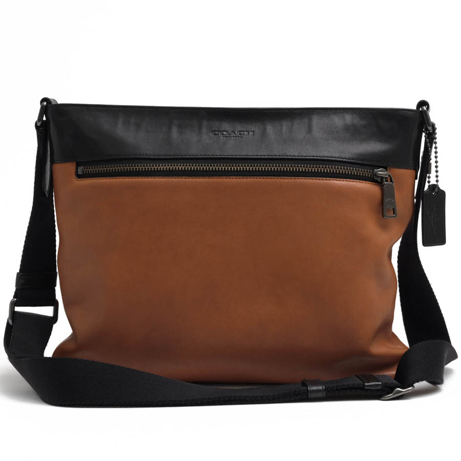 【美品】COACH(コーチ)シグネチャー ボディバッグ COACH コーチ ワンショルダーバッグ ボディバッグ メンズ