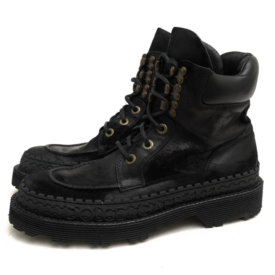 DOLCE＆GABBANA CA2775 / ドルガバ ラグソール ヌバック 牛革 ワーク 