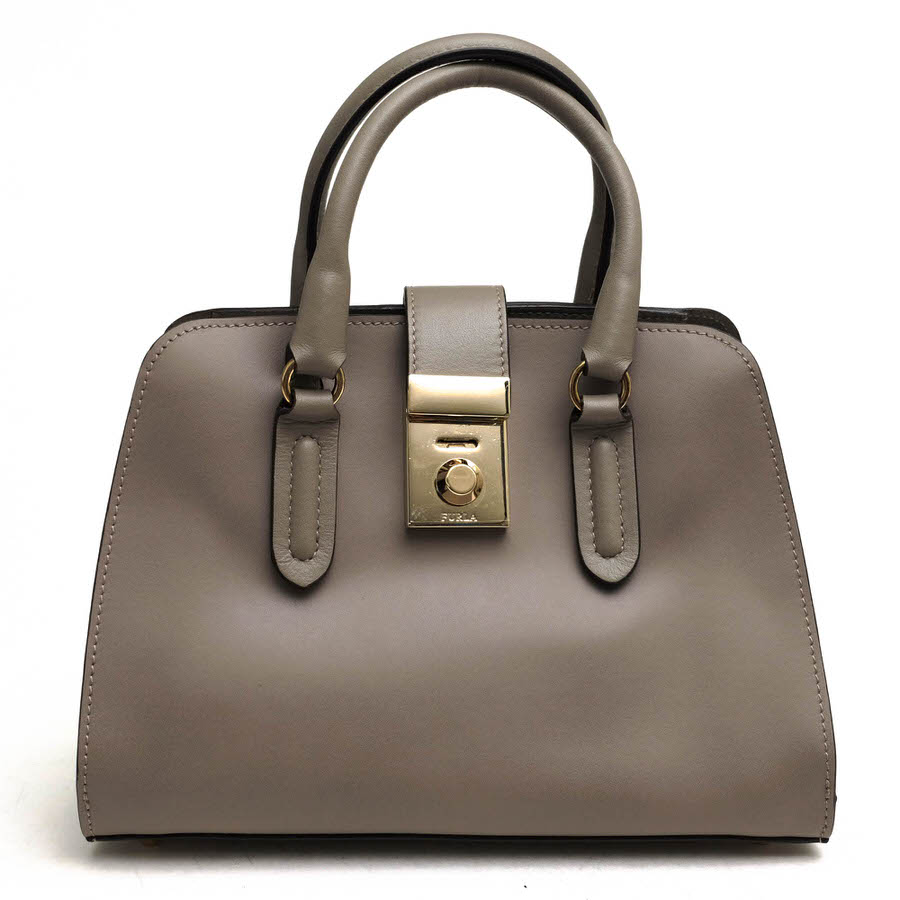 FURLA 921368 MILANO S ミラノ / フルラ 牛革 グレー 灰色 トート 