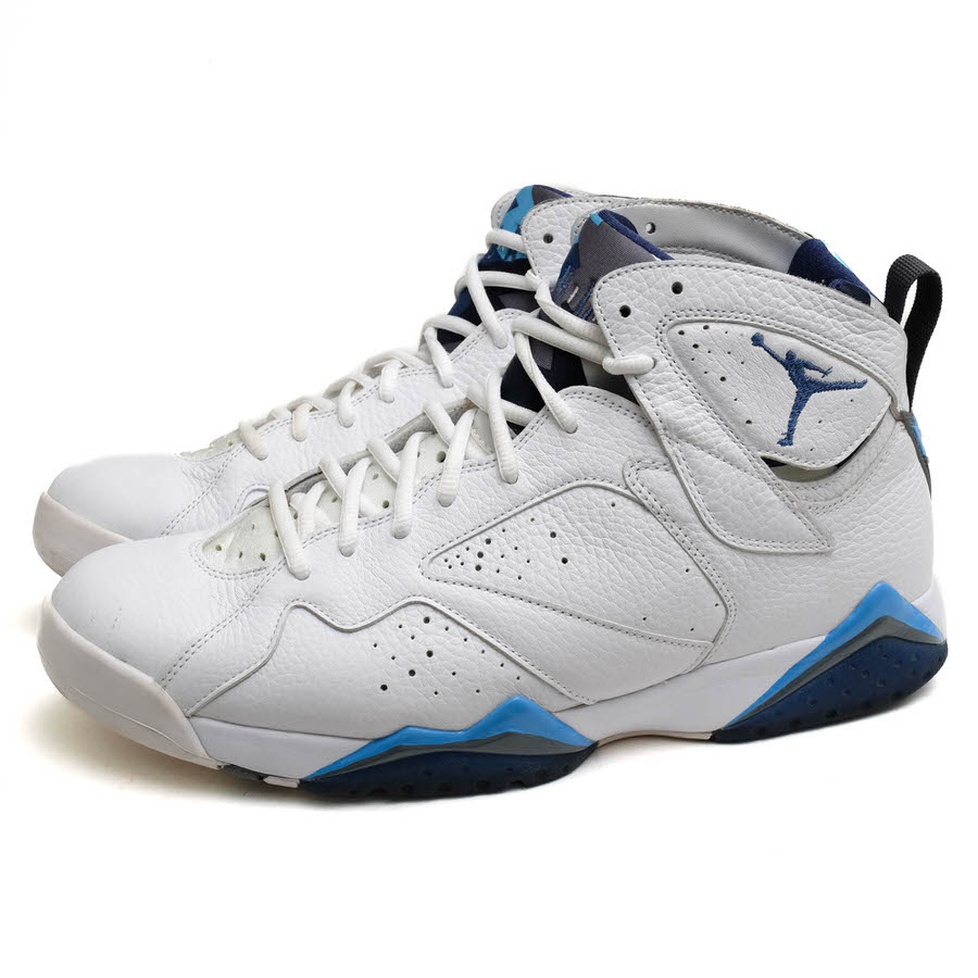 NIKE 304775-107 AIR JORDAN 7 RETRO WHITE FRENCH BLUE-FLINT