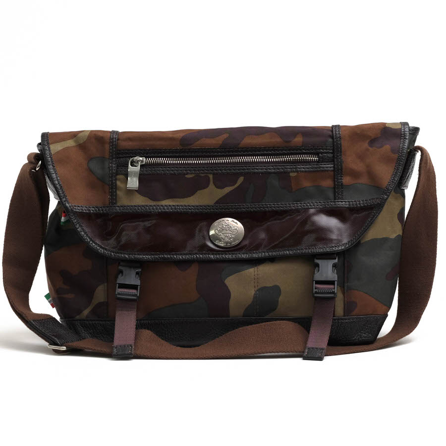 orobianco DOCILE-Z NYLON camo / オロビアンコ フラップ式 伊リモンタ  