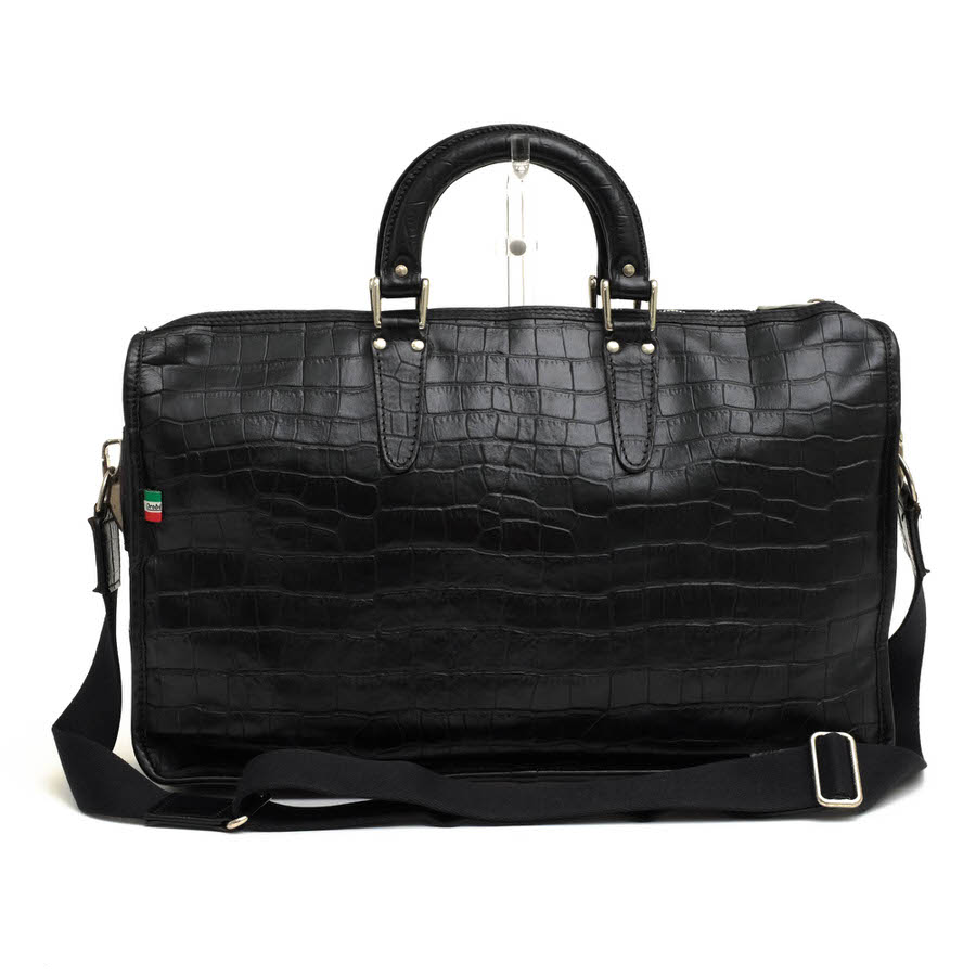 オロビアンコイタリア製 クロコ型押し ビジネスバッグ ファッションメンズ - Orobianco オロビアンコ ビジネスバッグ 黒