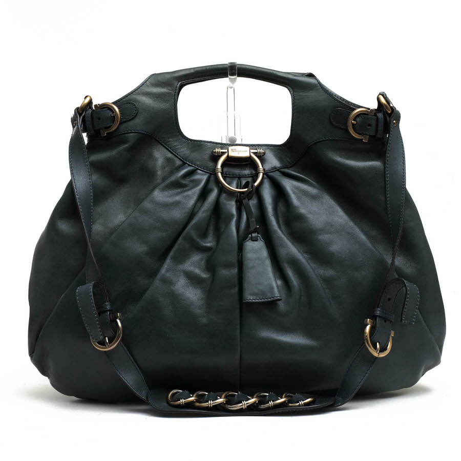 Salvatore Ferragamo AB-21 B401 / ե饬   ꡼ 2WAY Хå ꡼  ϥɥХå ǥ