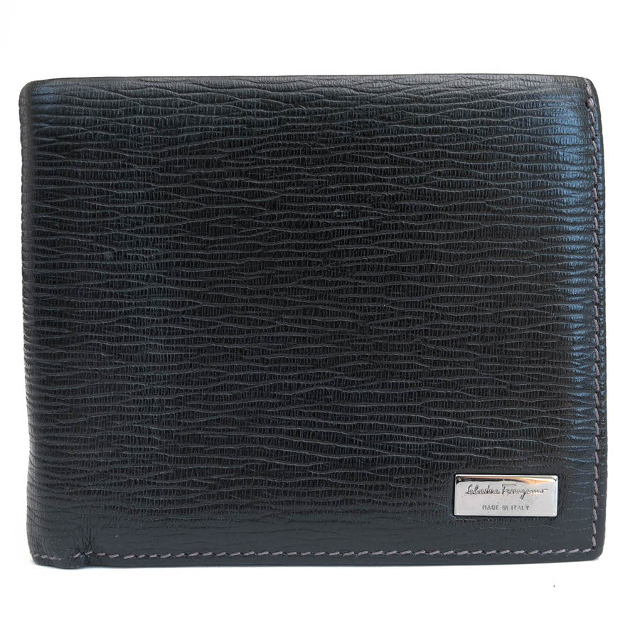 Salvatore Ferragamo JL-66 7070 / ե饬   PEBBLE CALF 줢 ޤ ֥å   