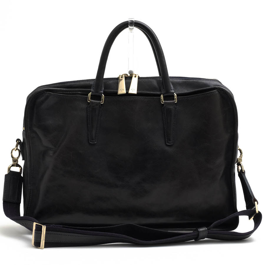 aniary 02-01001 クラシックブリーフ / アニアリ 牛革 アイディアルレザー 2WAY ショルダーバッグ 迷彩・カモフラージュ柄 ネイビー 紺 ビジネスバッグ メンズ|メンズ|カテゴリー