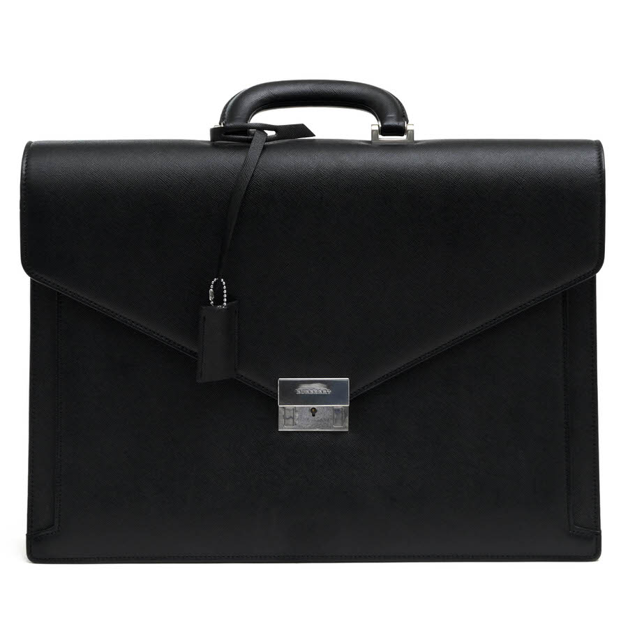 BURBERRY WB5042 / �С��Х꡼ �ե�å׼� ���ե������� ���� �֥�å� �� �ӥ��ͥ��Хå� ���