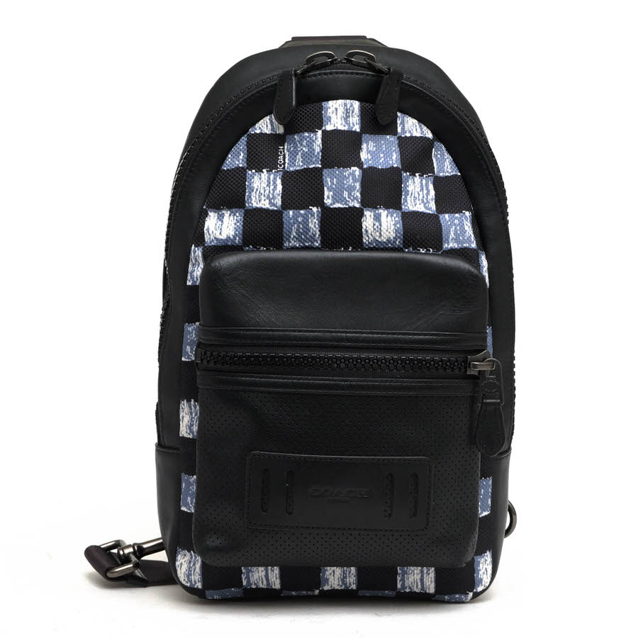 COACH F11165 TERRAIN PACK WITH GRAPHIC CHECKER PRINT テレイン 