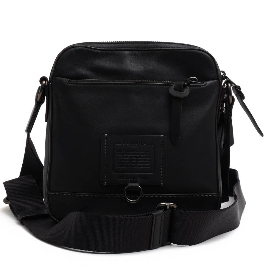 ○コーチ COACH 牛革 ソフトグレインレザー ショルダーバッグ 37965 Rivington Crossbody リビングトン クロスボディ  メンズ 【中 中古 COACH 37965 Rivington Crossbody リビングトン クロスボディ / コーチ