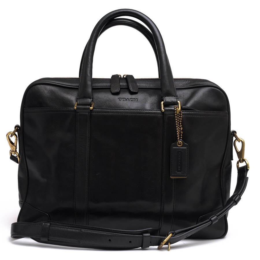 COACH 70901 Bleecker Leather Slim Brief ブリーカー スリム ブリーフ 