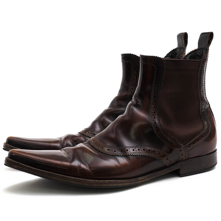 DOLCE＆GABBANA 1922 5849 / ドルガバ メダリオン 牛革 カーフ  