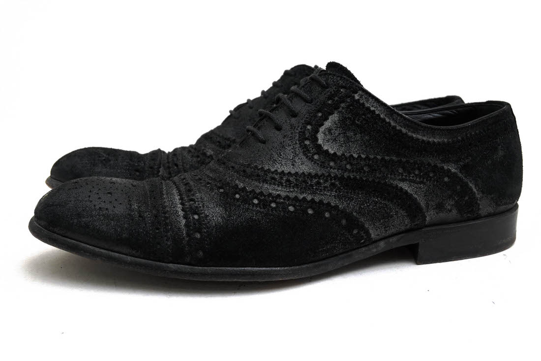 DOLCE＆GABBANA CA3095 / ドルガバ メダリオン オイルドスエード 牛革 