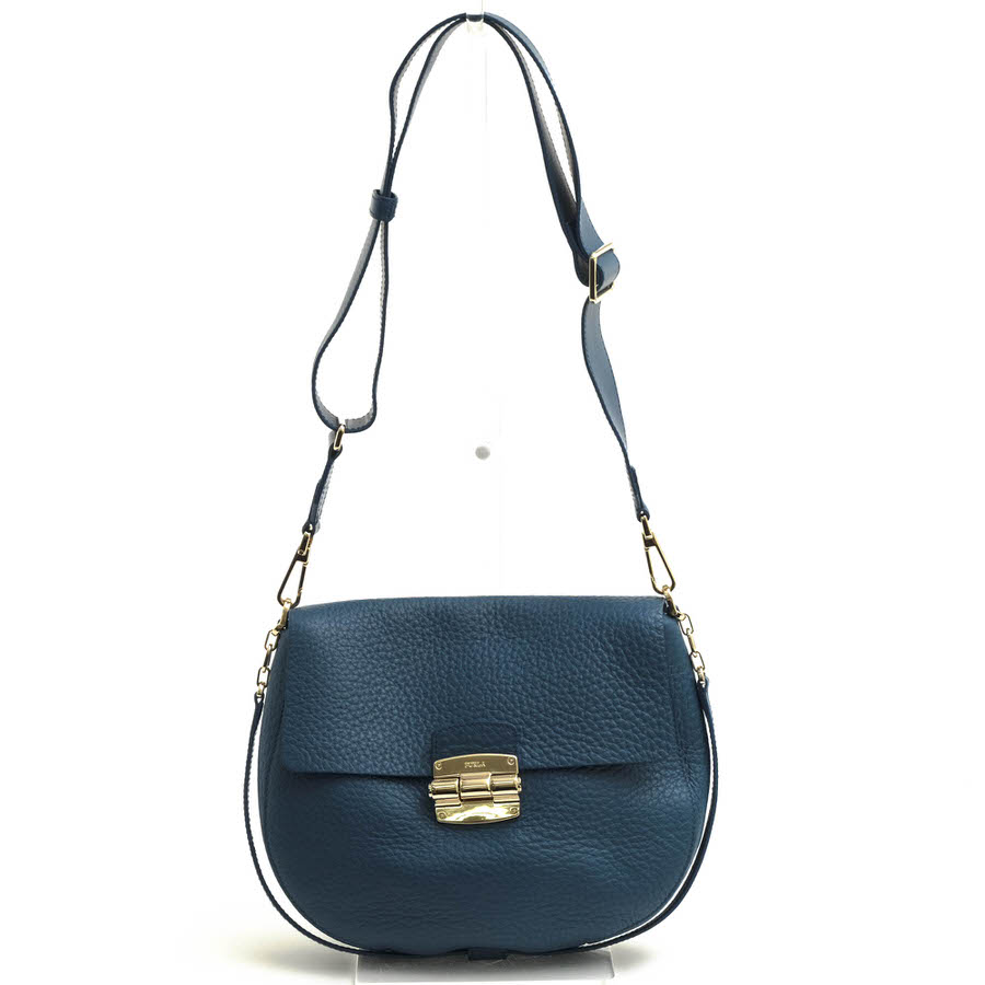 FURLA CLUB �����S / �ե�� ���� ���ܳ� �����󥯥쥶�� 2WAY ���������Хå� �֥롼 �� ���������Хå� ��ǥ�����