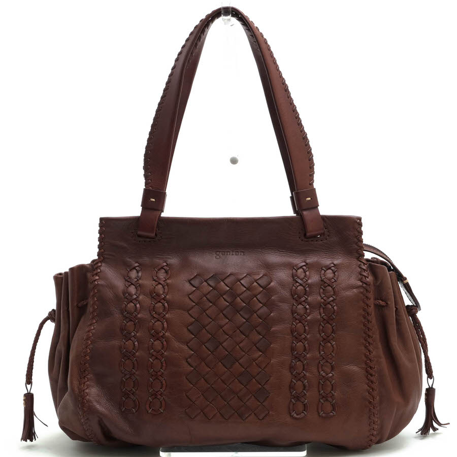 genten LEATEHR ALHAMBRA ����ϥ�ץ� / ����ƥ� ���� ��å��塦����ȥ���㡼�� ���ݤ� ��󥷥������Хå� �������֥饦�� �Ǥ��� �ȡ��ȥХå� ��ǥ�����