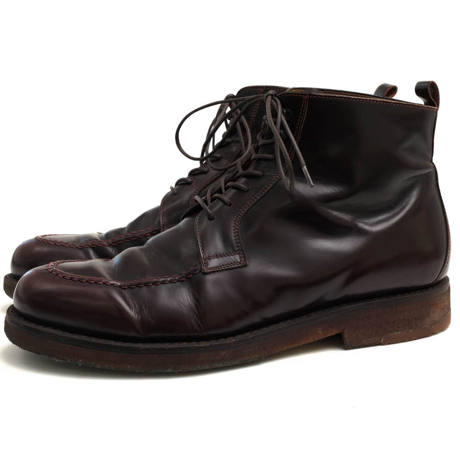 JALAN SRIWIJAYA 98365 1663 U-Tip Boots HI SHINE / 󥹥 󥫡֡  ϥ㥤쥶 Сǥ Uå 졼ץ åɥ֥饦  졼åץ֡ 