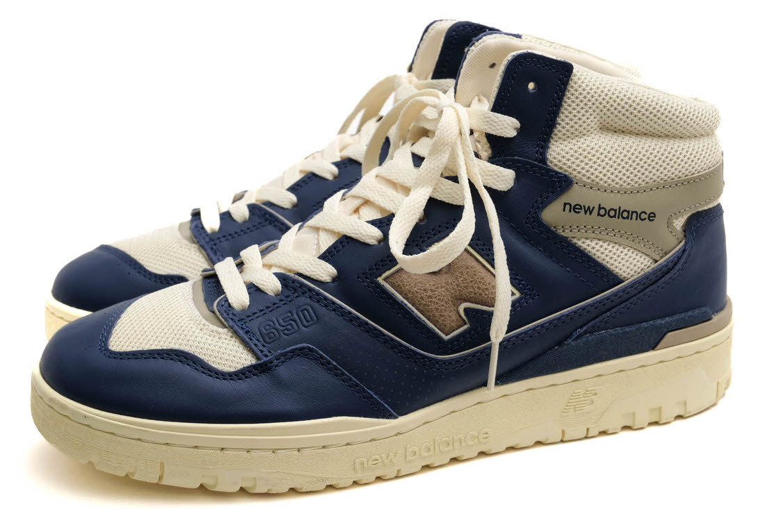NEW BALANCE BB650RB1 / ニューバランス バイカラー Aime Leon Dore ヴィンテージ加工 ネイビー 紺 ハイカットスニーカー メンズ|メンズ|カテゴリー