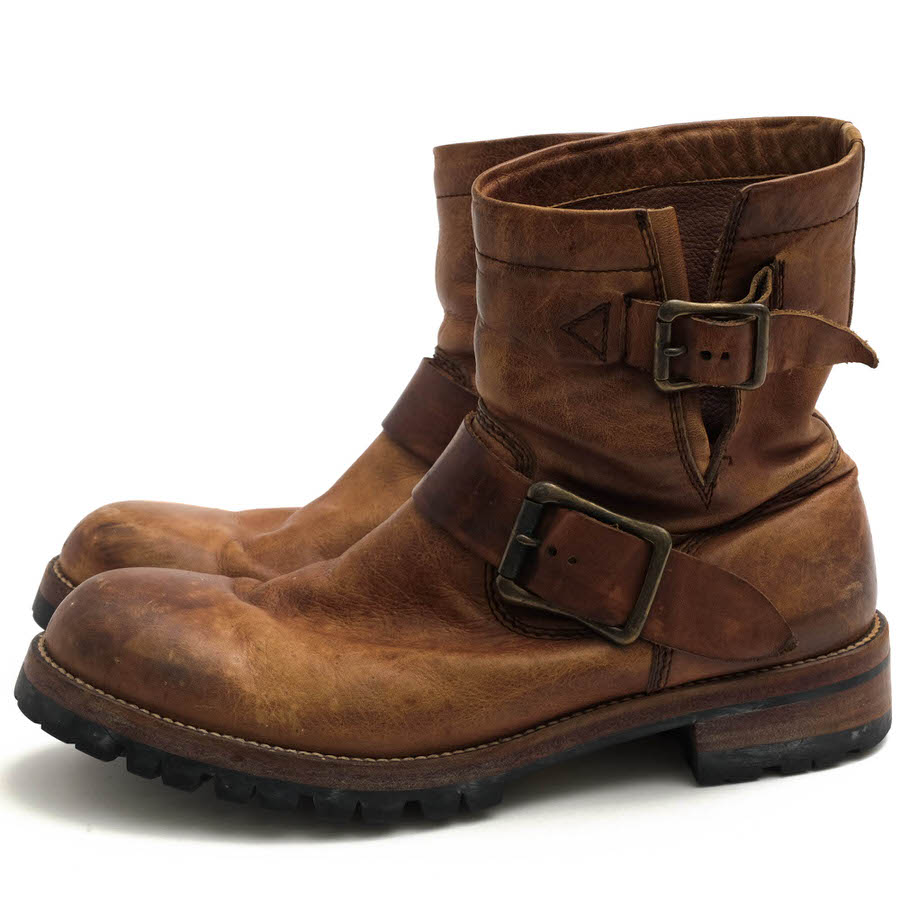 PADRONE PAUL3 ENGINEER BOOTS / ѥɥ 硼Ⱦ ƥϥ 䤷 Vibram ֥饦  󥸥˥֡ 