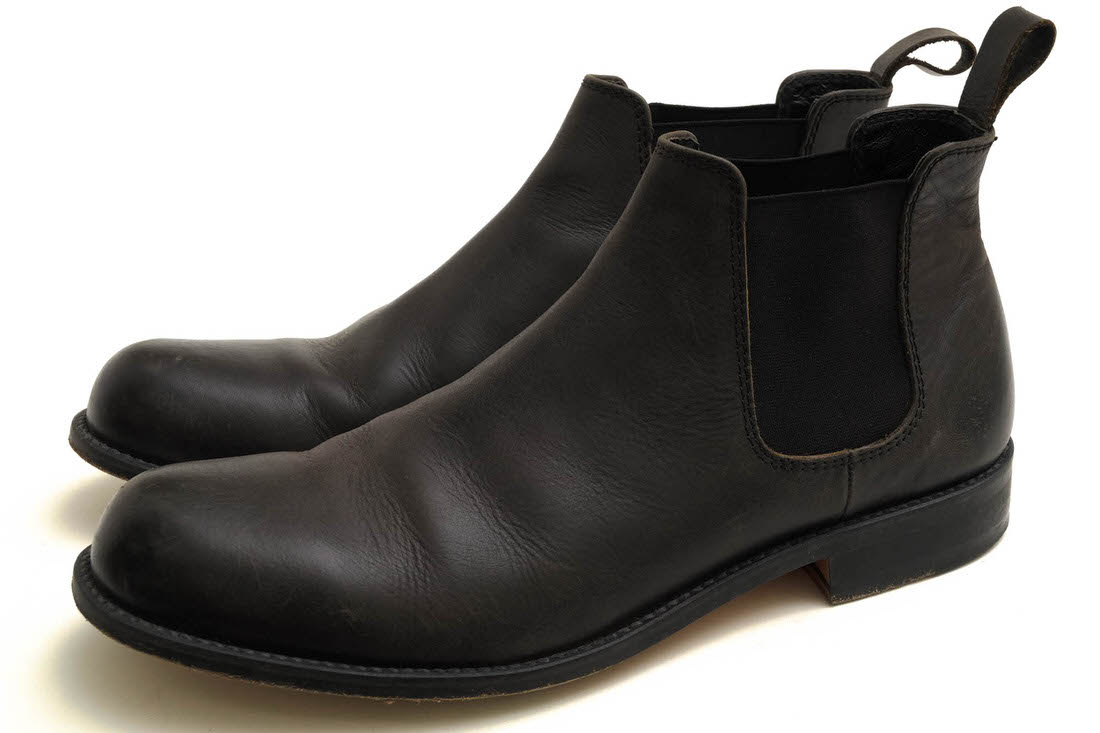 PADRONE PU8054-1126-15C EDGAR SIDE GORE BOOTS ɥ / ѥɥ  쥶 ץ졼ȥ ޥåˡ ֥å  ɥ֡ 