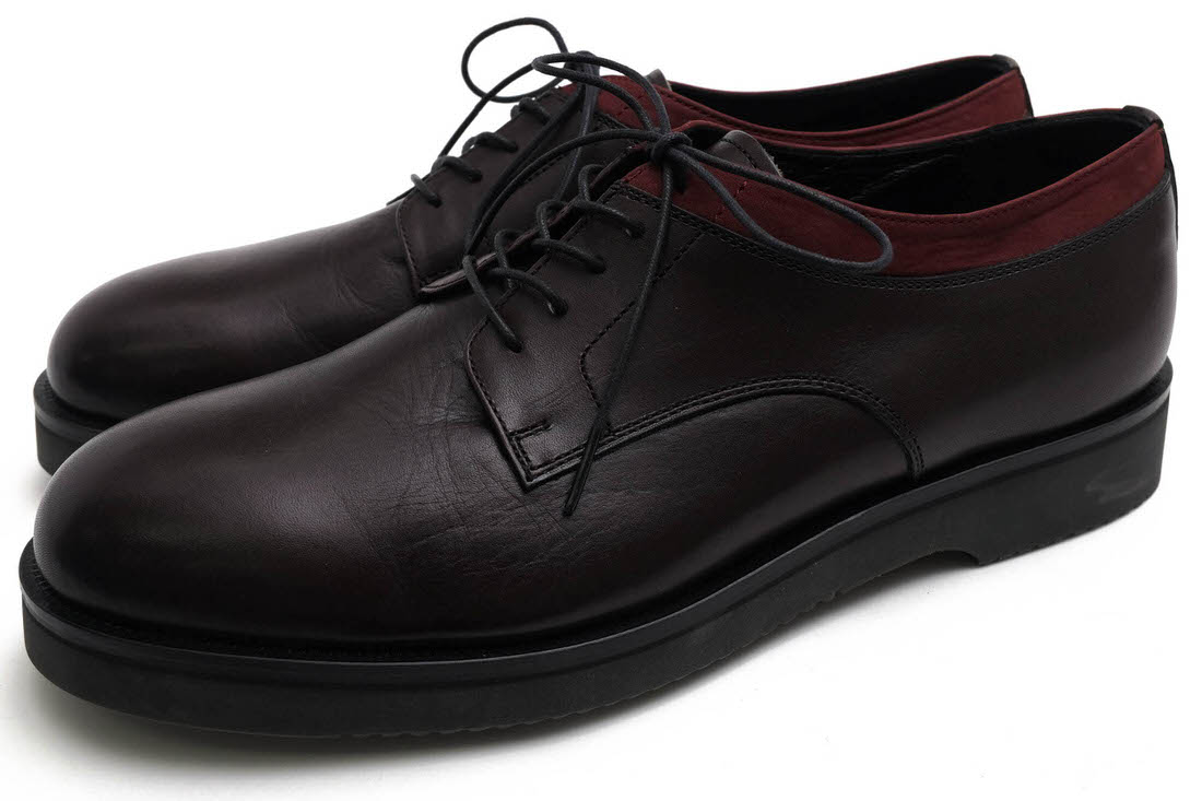 PADRONE / ѥɥ åեɥ塼 URBAN LINE DERBY PLAIN TOE SHOES  ץ졼ȥ Х顼 ֥饦 Ǥ ӥͥ塼 