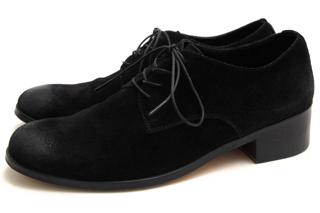 PADRONE PU8394-2103-21A BL DERBY SHOES BLACK SUEDE / ѥɥ ӡ塼 åù  ץ졼ȥ 쥶 ޥåˡ ֥å  ӥͥ塼 