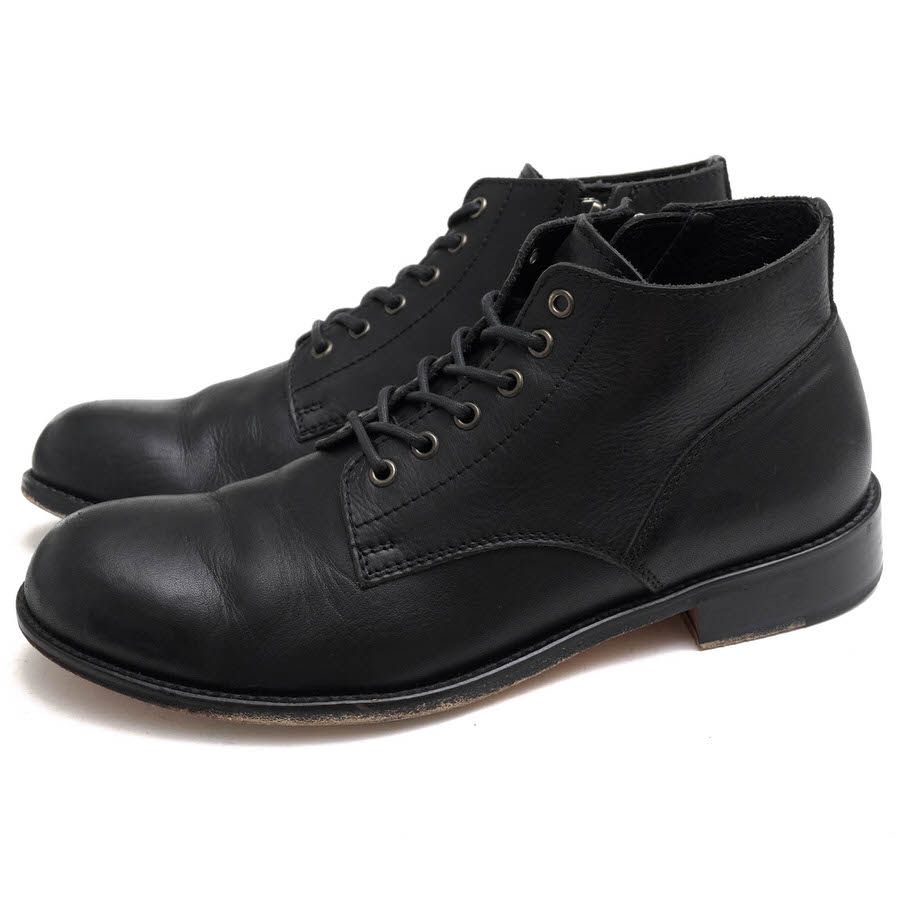 PADRONE PU7358-1205-13D CHUKKA BOOTS with SIDE ZIP / BAGGIO / ѥɥ ƥ  쥶 ɥå ޥåˡ ֥å  졼åץ֡ 