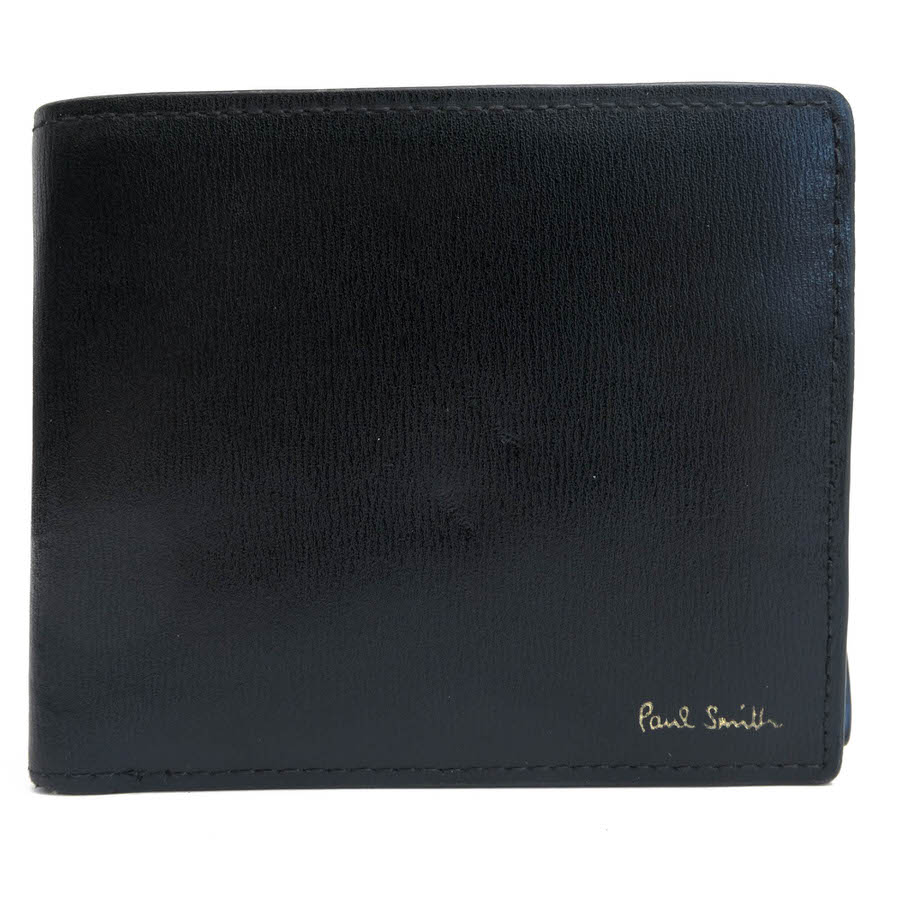 ポールスミス　シティエンボス 二つ折り財布　黒　レザー　PSC305 Paul Smith P305 シティエンボス CITY EMBOSS WALLET / ポール