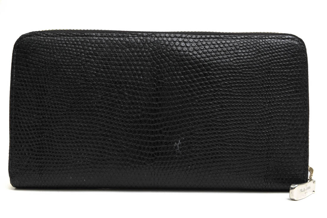PELLE MORBIDA◇ラウンドジップ長財布 リザードレザー◇ペッレモルビダ  
