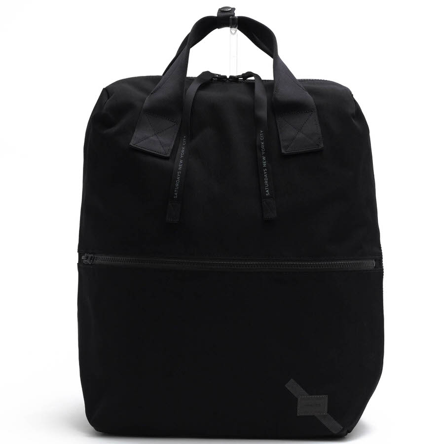PORTER Reflective Line Back PackBlack / ポーター 吉田カバン SATURDAYS SURF NYC サタデーズサーフニューヨークシティー別注 塩縮加工ナイロン 