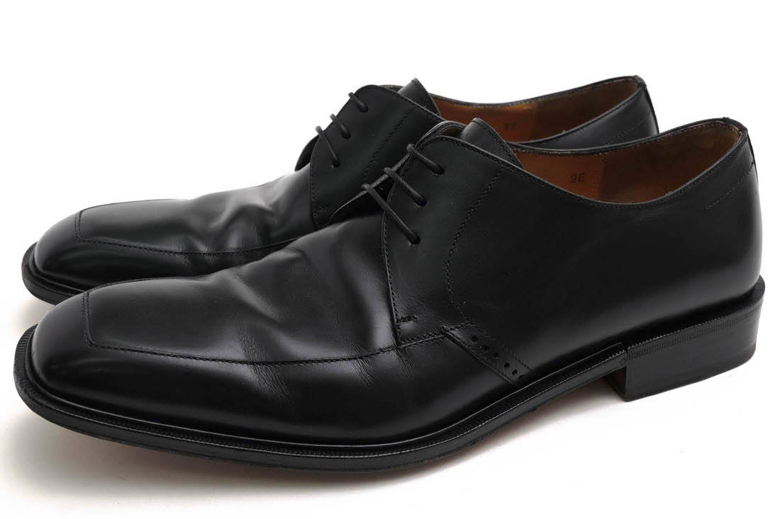 Salvatore Ferragamo UG23418 FABBRO / ե饬 ץӡ塼   Uå 쥶 ޥåˡ ֥å  ӥͥ塼 