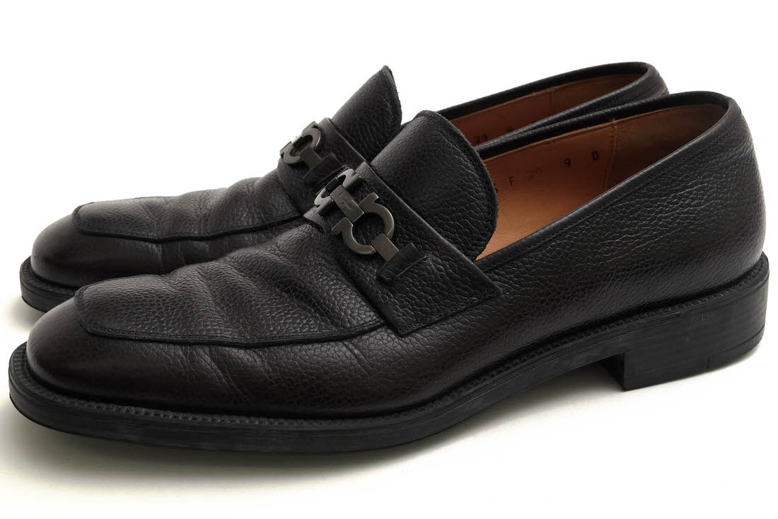 Salvatore Ferragamo UH25285 / �ե��饬�� ��������˶�� ���쥤�󷿲������� U���å� ����åݥ� ���� �������֥饦�� �Ǥ��� �ӥåȥ����ե��� ���