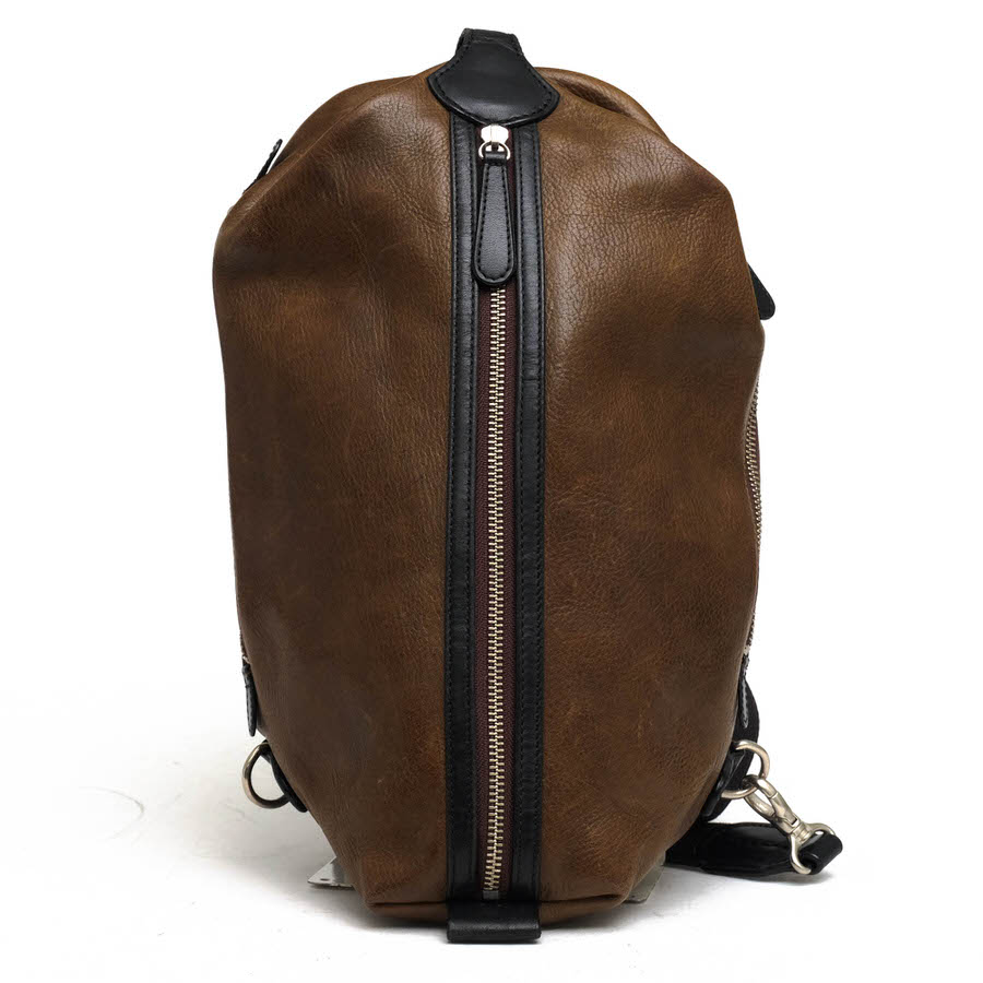 SOMES SADDLE HR-61-CA / ソメスサドル 牛革 ボディバッグ ブラウン 茶  