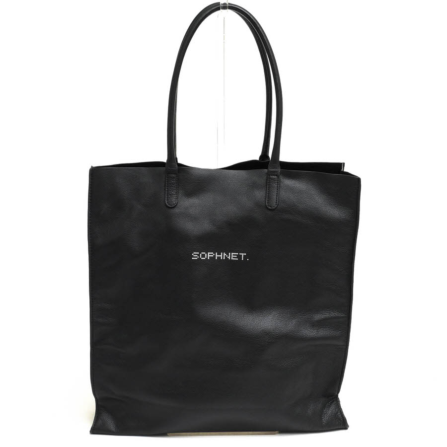 SOPHNET. SOPH-180147 LEATHER SHOPPER / ���եͥå� ����åѡ� ���� �����쥶�� ���ݤ� ��󥷥������Хå� �֥�å� �� �ȡ��ȥХå� ���