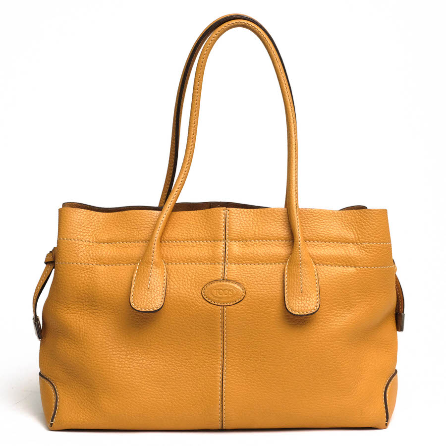 超美品】 TOD'S シャツバッグ ショルダーバッグ ハンドバッグ 2way