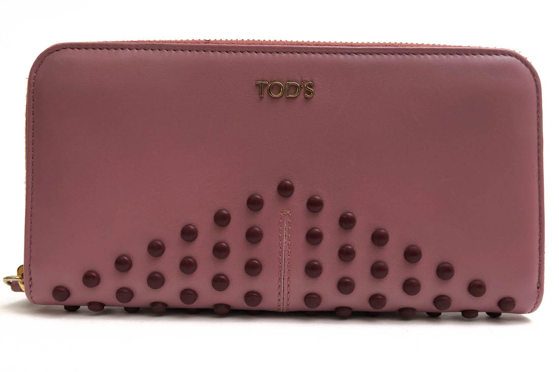 TOD'S P.F Zip Around Gommini 20X11 ߡ / ȥå   줢 饦ɥå 饦ɥեʡ ԥ Ĺ ǥ