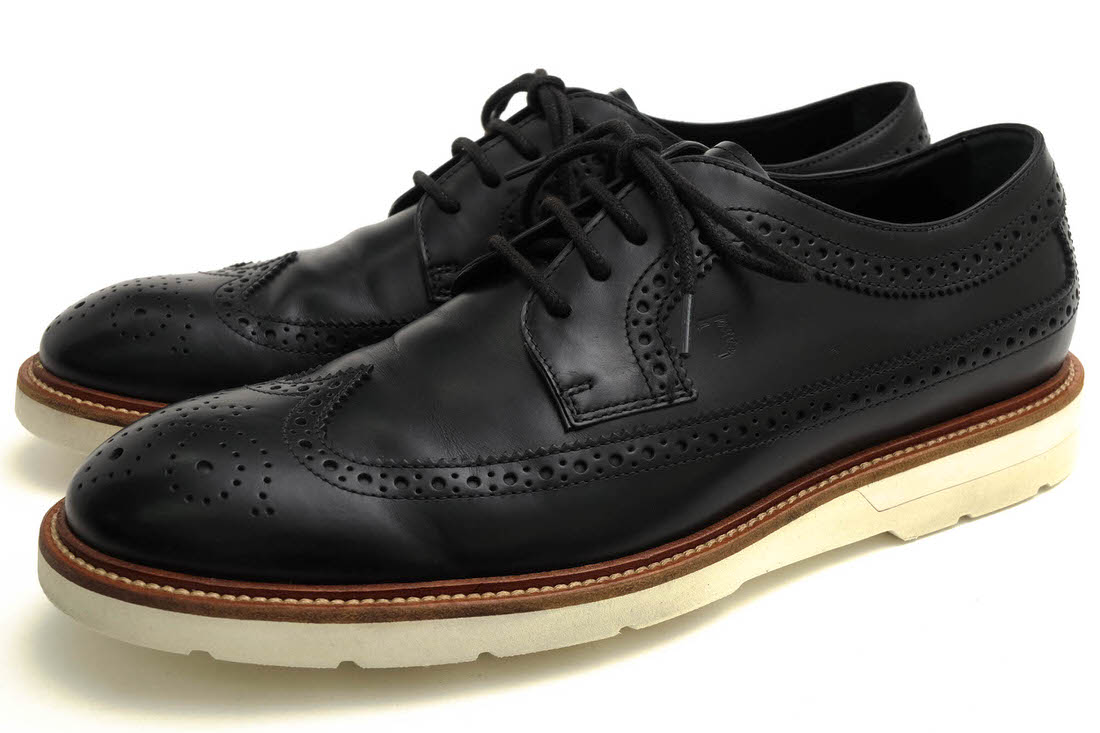 TOD'S / �ȥå� ��С������� ���� ������ ���󥰥����󥰥��å� �֥�å� �� �ӥ��ͥ����塼�� ���