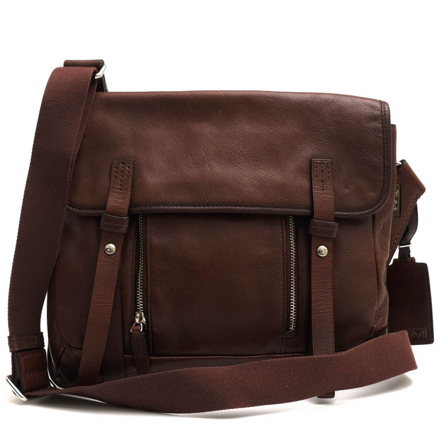 TUMI 68153CH Laredo コロラド デラックス・メッセンジャー / トゥミ 牛革 メッセンジャーバッグ シボ革 シュリンクレザー ブラック 黒 ショルダーバッグ メンズ|メンズ|カテゴリ