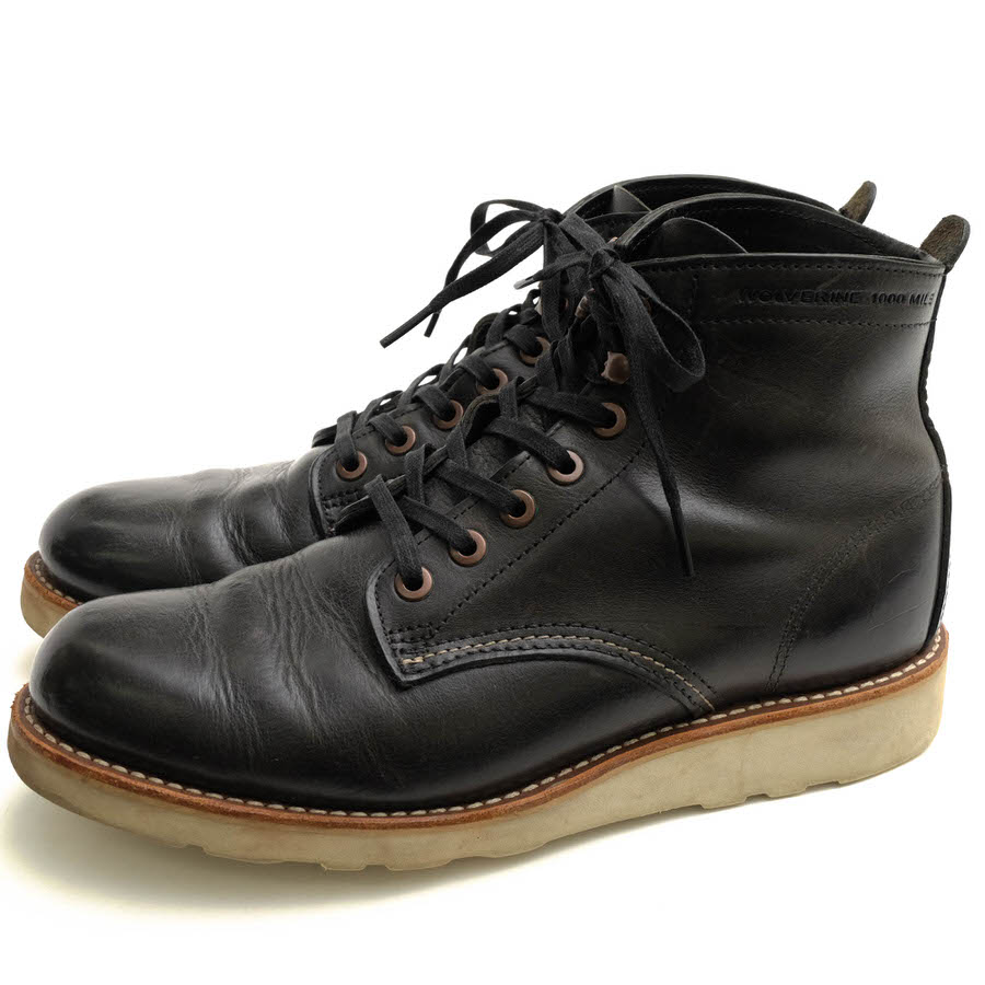 WOLVERINE W00914 PRESTWICK 1000MILE BOOTS ץ쥹ȥå 1000ޥ֡ /  HORWEEN VINTAGE LEATHER ۡ ơ쥶  ץ졼ȥ åɥ䡼ˡ ֥å  ֡ 