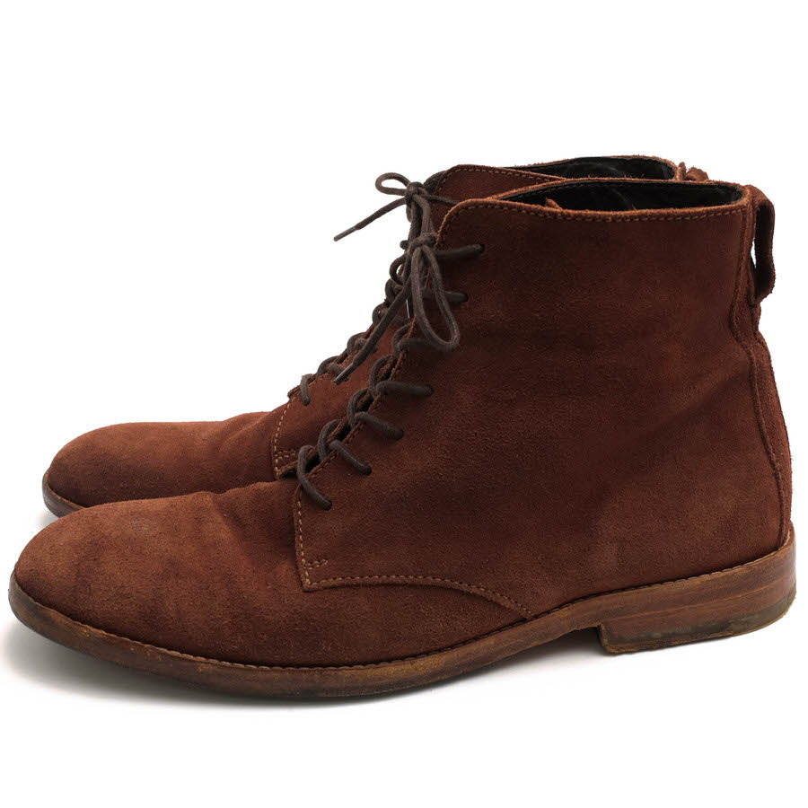 A.P.C. プレーントゥ ブラック 中古・古着通販】A.P.C. (アーペーセー) サイドゴアブーツ