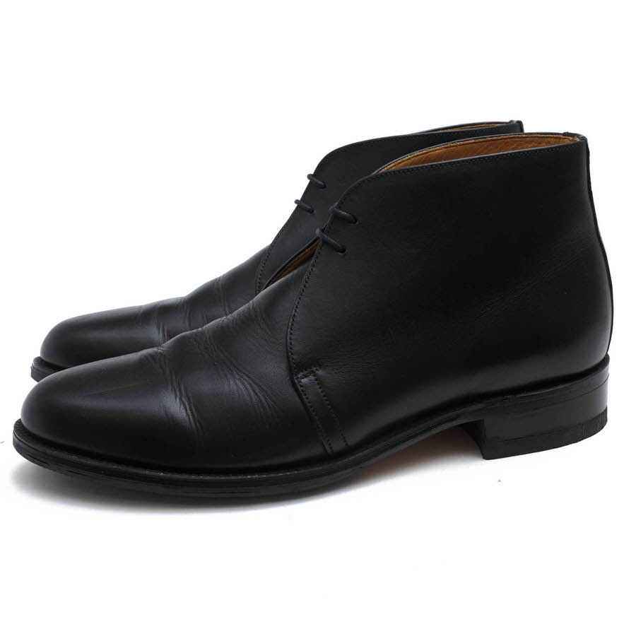 Alfred Sargent 3009/78 2 TIE CHUKKA BOOT / ����ե�åɥ���������� ���� ������ �ץ졼��ȥ� �쥶�������� ���åɥ��䡼���������ˡ �֥�å� �� ����å��֡��� ���