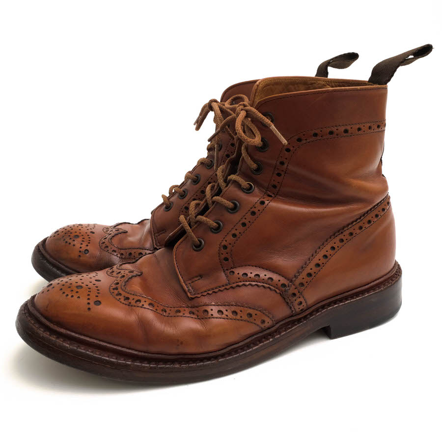 Alfred Sargent 4157 BROGUE BOOT / ����ե�åɥ���������� ���� ������ ���åɥ��䡼���������ˡ ����ȥ꡼�֡��� �����󥰥��å� �쥶�������� �֥饦�� �� �졼�����åץ֡��� ���
