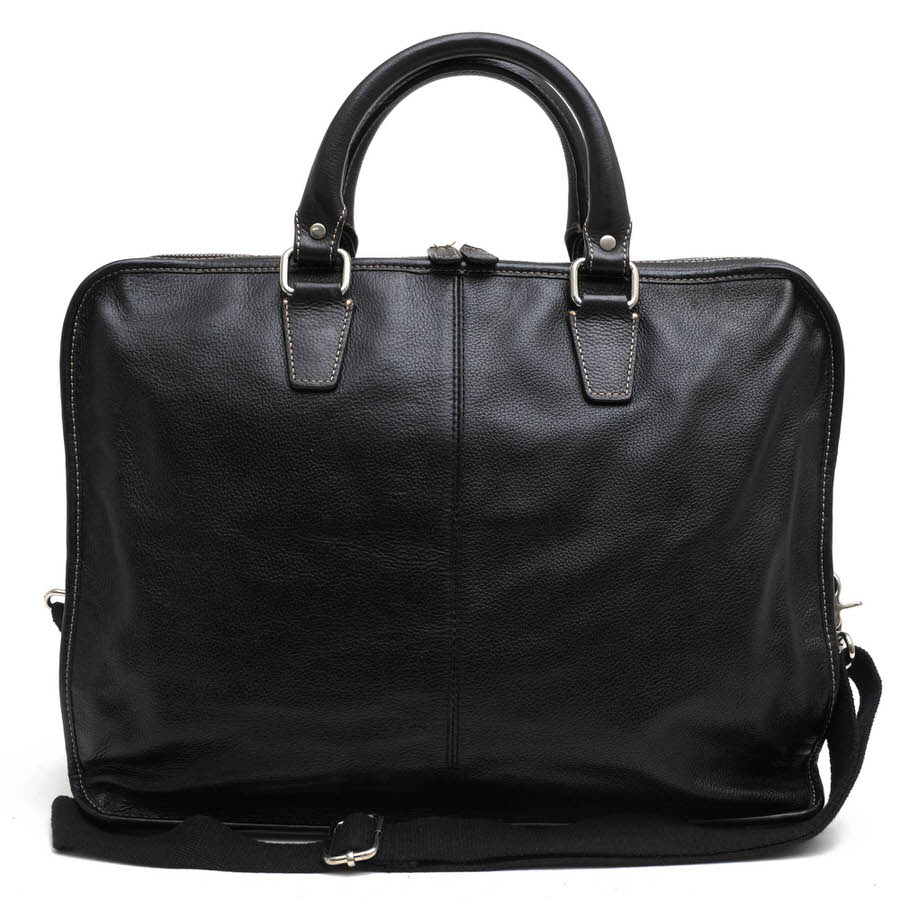 【美品】バーニーズニューヨーク ビジネスバッグ 2way レザー A4 ブラック BARNEYS NEWYORK / バーニーズニューヨーク A4サイズ収納可 Made
