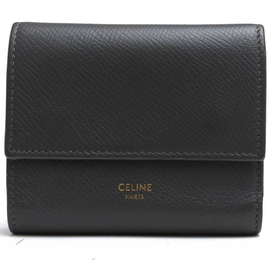 CELINE 10B573BEL Small Trifold Wallet / ꡼ ܻǼ ESSENTIALS 쥤ɥե  줢 ޤ 졼   ǥ