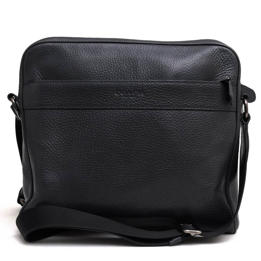 COACH コーチ ショルダーバッグ レザー ネイビー F24876 シボ 【公式通販】