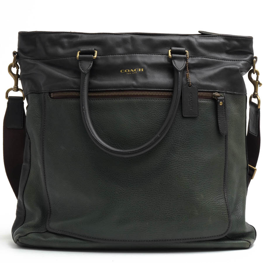 ○コーチ COACH 牛革 カーフ トートバッグ F71337 ESSEX LEATHER HELMET BAG エセックス ヘルメットバッグ 2WAY ショルダーバッグ  中古 COACH F71337 ESSEX LEATHER HELMET BAG エセックス / コーチ