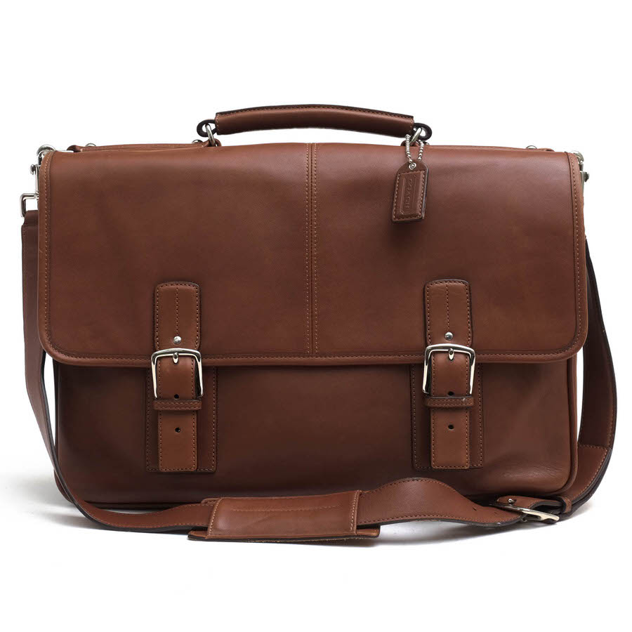 COACH F06455 Thompson トンプソン / コーチ A4サイズ収納可 フルグレインレザー 牛革 2WAY ショルダーバッグ ブラウン 茶 ビジネスバッグ メンズ|メンズ|カテゴリー