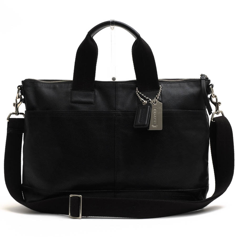 COACH トンプソン レザーバッグ COACH F70733 Thompson Leather Perforated Urban Commuter トンプソン