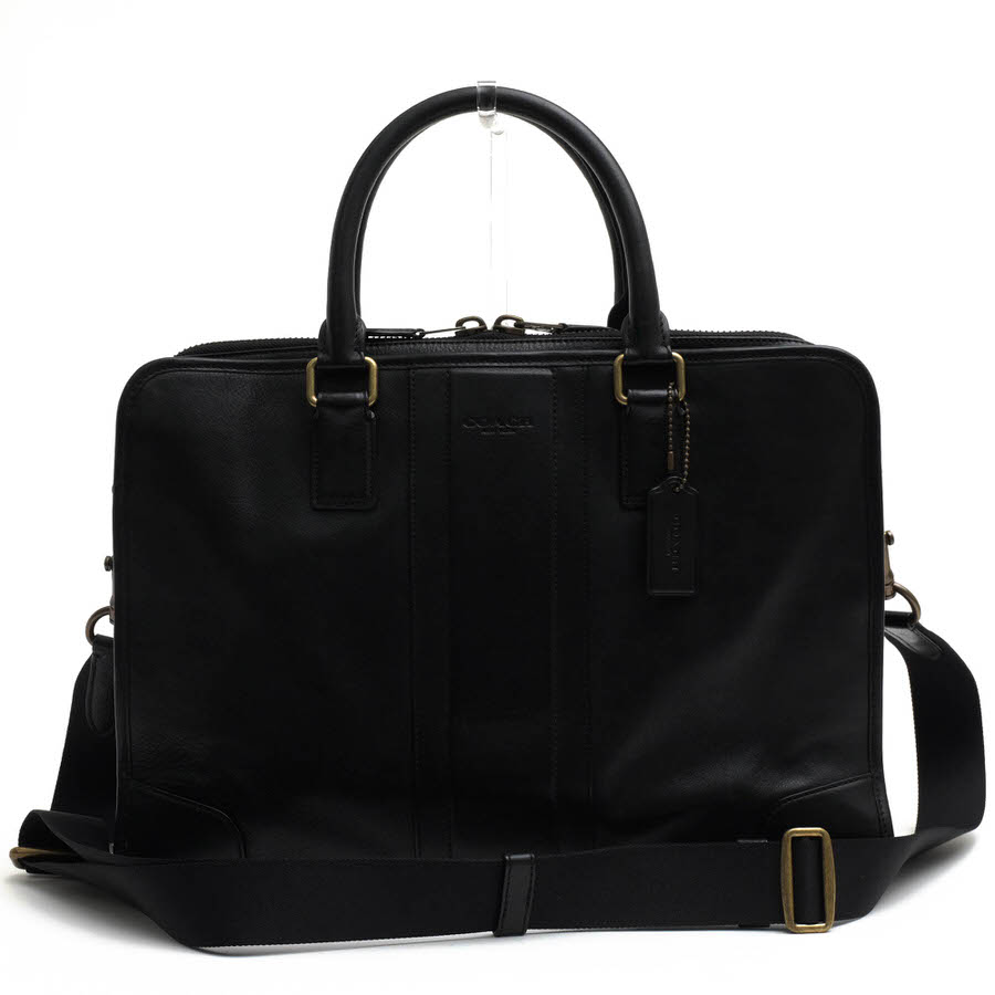 COACH ビジネスバッグ ブリーフケース クロスボディF71639 ブラック COACH ビジネスバッグ ブリーフケース クロスボディF71639