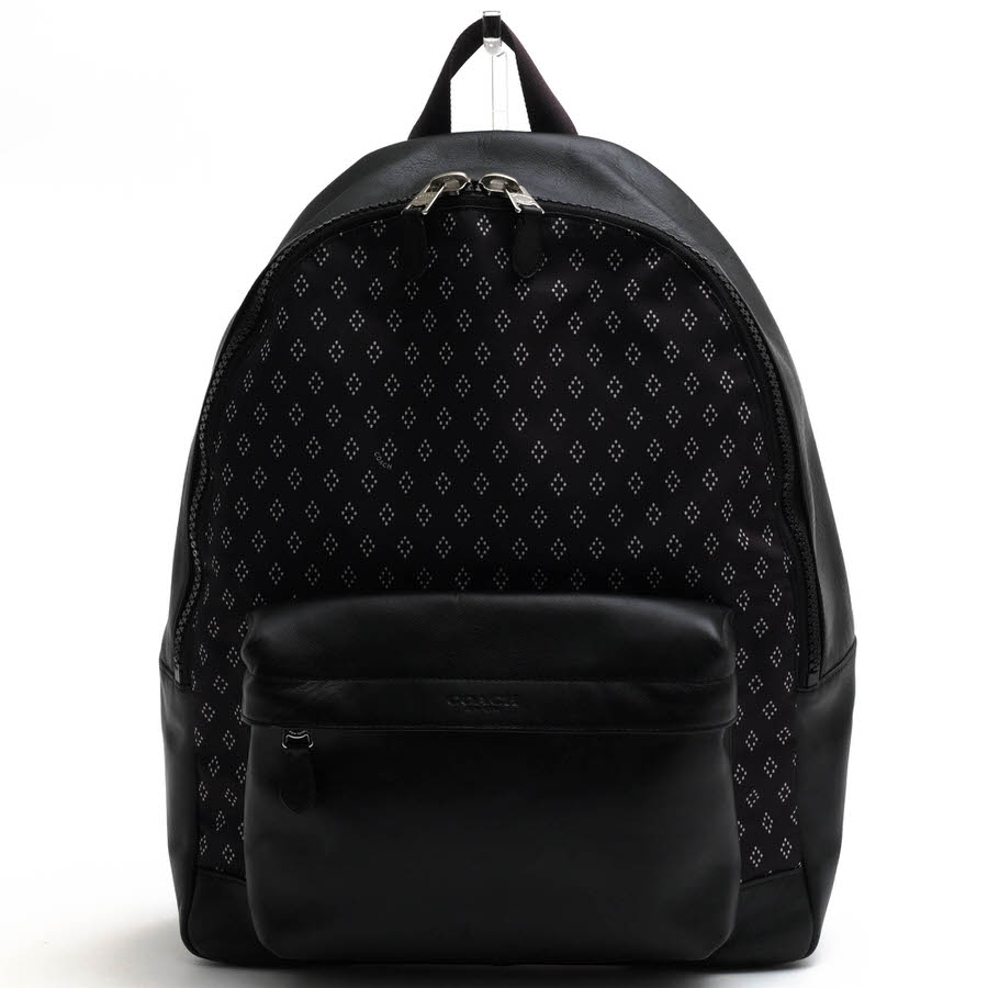 たつ様 コーチ COACH ダイヤモンド フーラード チャールズ バックパック COACH F11271 Charles Backpack With Diamond Foulard